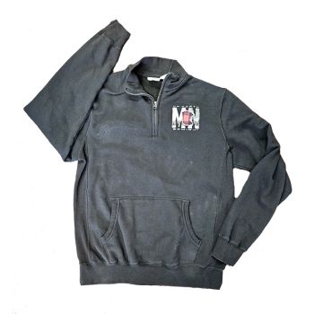 Sanded Fleece 1/4 Zip Cadet Sweatshirt