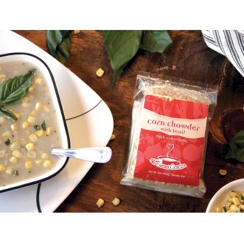 Corn Chowder with Basil