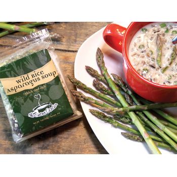 Creamy Wild Rice Asparagus Soup
