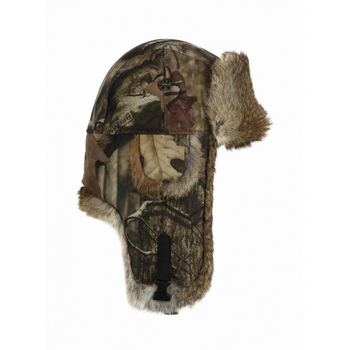 Kids Camo Bomber with Brown Fur