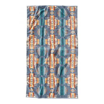 Chief Joseph Oversized Jacquard Spa Towel