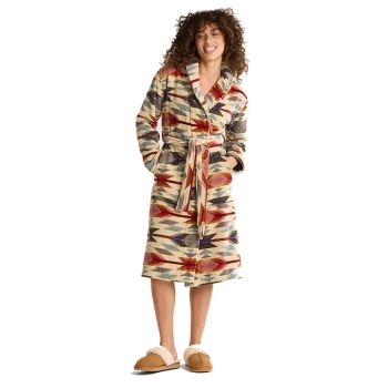 Wyeth Trail Cotton Terry Velour Bathrobe