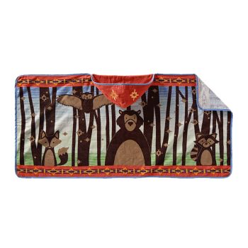 Wooldland Neighbors Hooded Baby Towel
