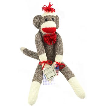 Original Socky Monkey 20 in. tall