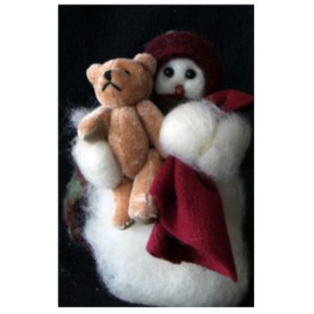 Sleepy Time - Wooly® Primitive Snowman