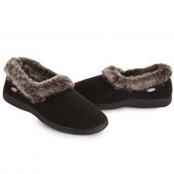 Acorn Slippers and Socks - Chinchilla Collar Women Slippers