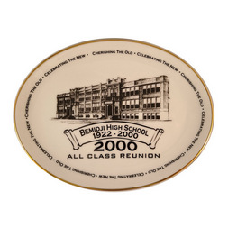  - Vintage Bemidji High School Porcelain Plate