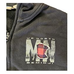 Sanded Fleece 1/4 Zip Cadet Sweatshirt