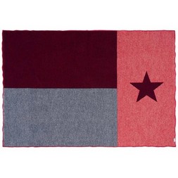 Texas Flag Wool Throw