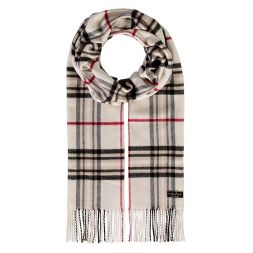 Fraas - Fraas Plaid Cashmink Scarf