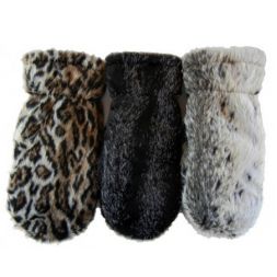 Polar Mitts - Faux Animal Mittens