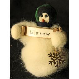  - Let it Snow - Wooly® Primitive Snowman